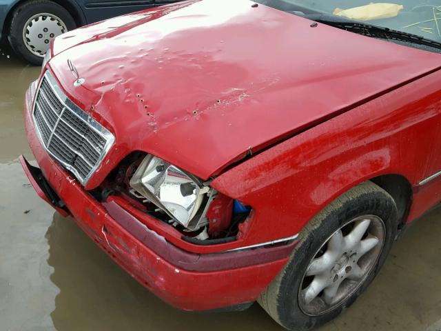 WDBHA22E5SF181230 - 1995 MERCEDES-BENZ C 220 RED photo 9