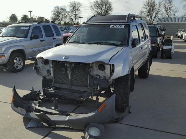 5N1ED28T84C680279 - 2004 NISSAN XTERRA XE SILVER photo 2