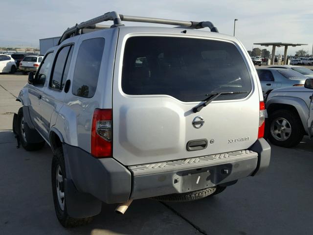 5N1ED28T84C680279 - 2004 NISSAN XTERRA XE SILVER photo 3