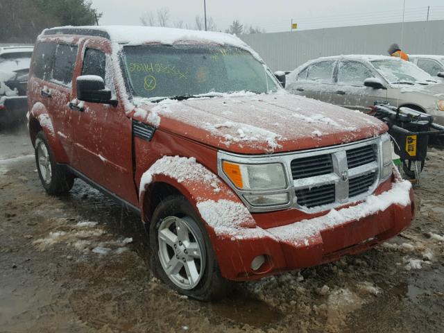 1D8GU58K98W241927 - 2008 DODGE NITRO SLT ORANGE photo 1