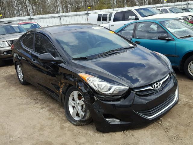 KMHDH4AE9DU519912 - 2013 HYUNDAI ELANTRA GL BLACK photo 1