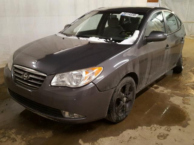 KMHDU46D98U322479 - 2008 HYUNDAI ELANTRA GL GRAY photo 2