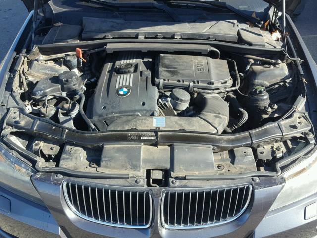 WBAVB73517KY60887 - 2007 BMW 335 I CHARCOAL photo 7