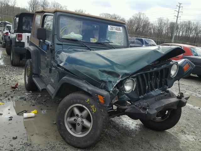 1J4FY19S1XP422786 - 1999 JEEP WRANGLER / GREEN photo 1