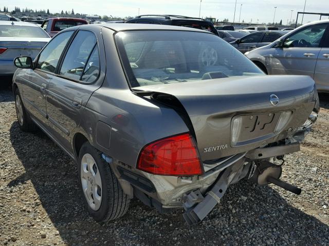 3N1CB51D45L461334 - 2005 NISSAN SENTRA 1.8 TAN photo 3