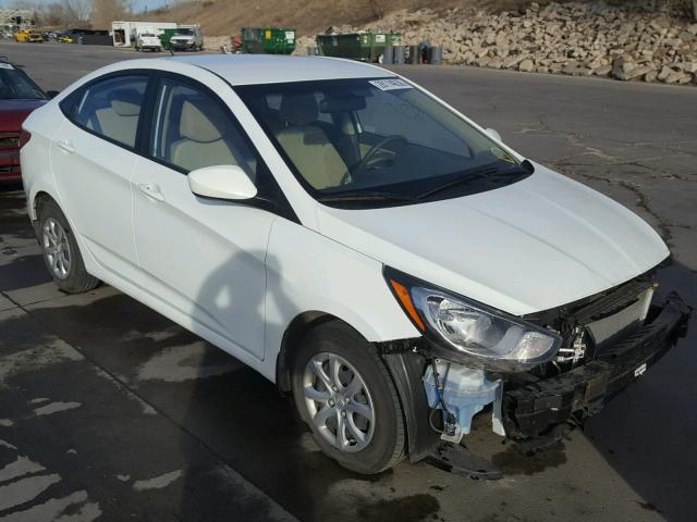 KMHCT4AE6DU571931 - 2013 HYUNDAI ACCENT GLS WHITE photo 1