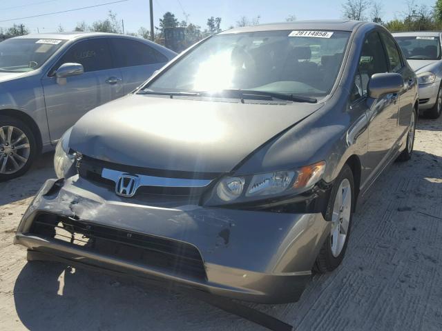 1HGFA168X6L027662 - 2006 HONDA CIVIC EX ყავისფერი ფოტო 2