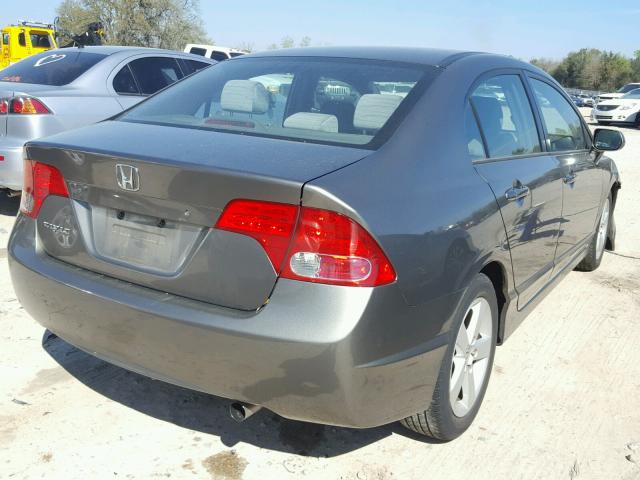 1HGFA168X6L027662 - 2006 HONDA CIVIC EX ყავისფერი ფოტო 4