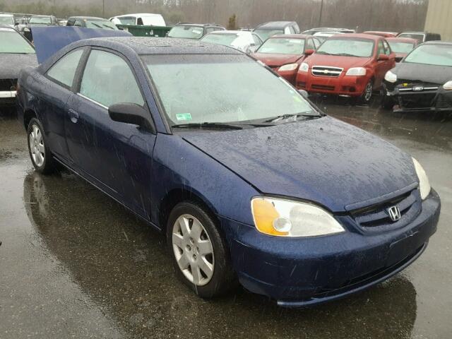 1HGEM22911L056550 - 2001 HONDA CIVIC SI BLUE photo 1