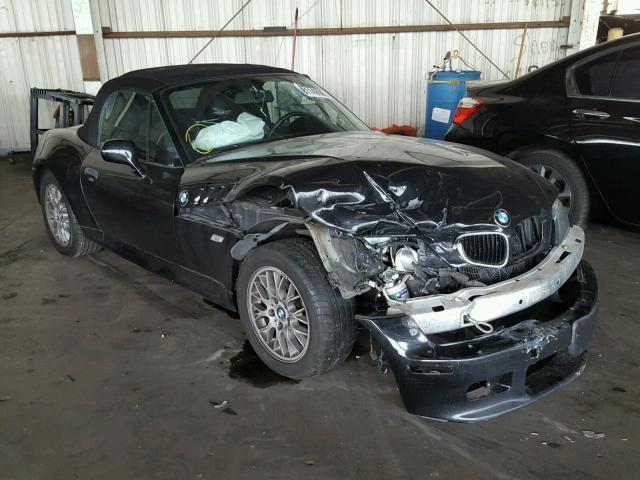 WBACN33441LM02101 - 2001 BMW Z3 2.5 أسود صورة 1