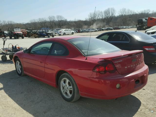 4B3AG42G95E021649 - 2005 DODGE STRATUS SX RED photo 3