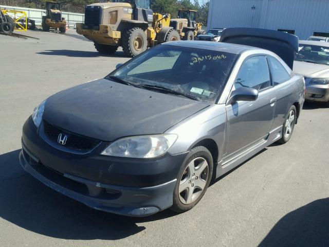 1HGEM22944L014975 - 2004 HONDA CIVIC EX GRAY photo 2