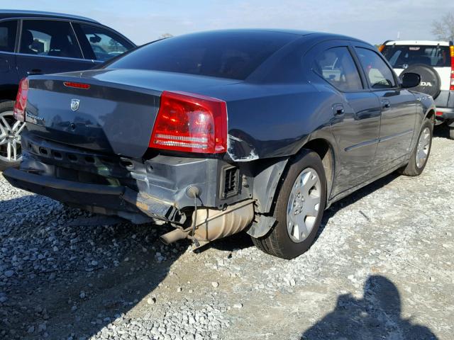 2B3KA43R47H673002 - 2007 DODGE CHARGER SE GRAY photo 4