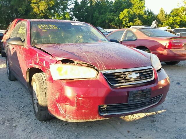 1G1ZS51F36F151320 - 2006 CHEVROLET MALIBU LS MAROON photo 1