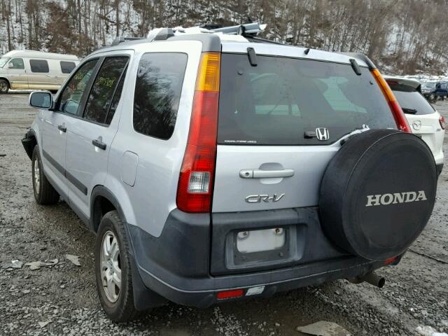 SHSRD788X3U149190 - 2003 HONDA CR-V EX SILVER photo 3