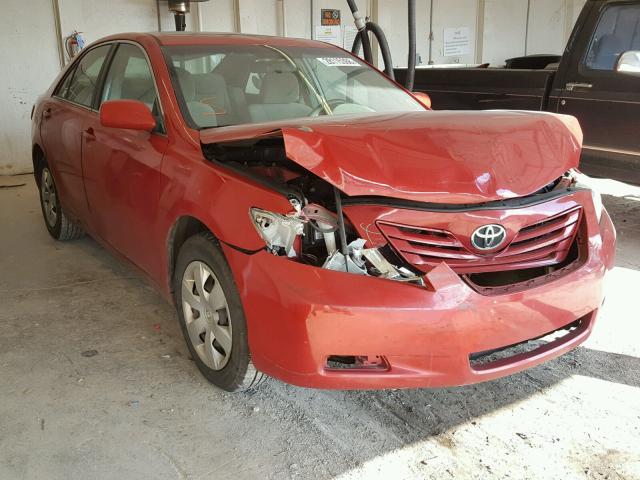 4T1BE46K48U259374 - 2008 TOYOTA CAMRY CE RED photo 1