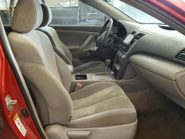 4T1BE46K48U259374 - 2008 TOYOTA CAMRY CE RED photo 5