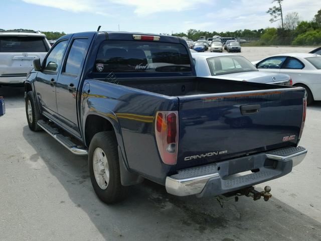 1GTDT136348155843 - 2004 GMC CANYON BLUE photo 3