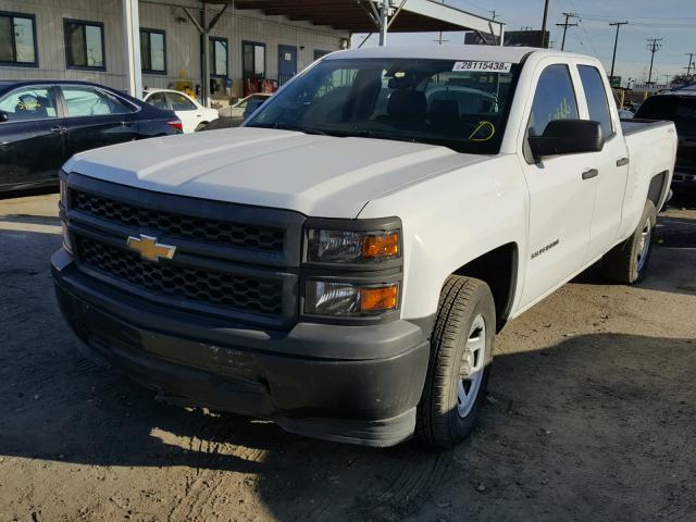 1GCRCPEHXFZ248699 - 2015 CHEVROLET SILVERADO WHITE photo 2