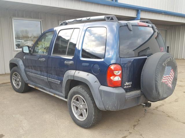 1J4GL38K45W526871 - 2005 JEEP LIBERTY RE BLUE photo 3