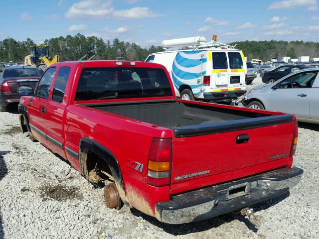 2GCEK19T2Y1145026 - 2000 CHEVROLET SILVERADO RED photo 3