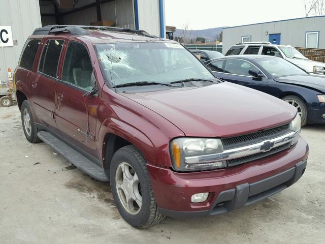 1GNET16S346162159 - 2004 CHEVROLET TRAILBLAZE MAROON photo 1