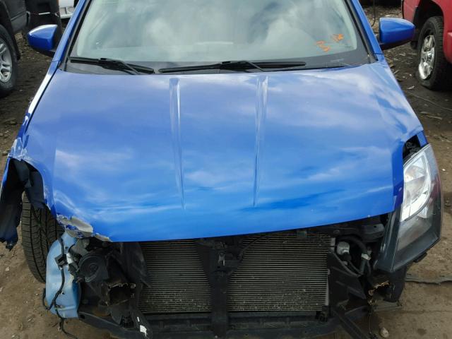 3N1AB6AP2CL655218 - 2012 NISSAN SENTRA 2.0 BLUE photo 7