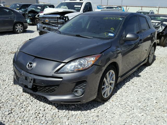 JM1BL1L54C1508631 - 2012 MAZDA 3 S GRAY photo 2