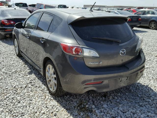 JM1BL1L54C1508631 - 2012 MAZDA 3 S GRAY photo 3