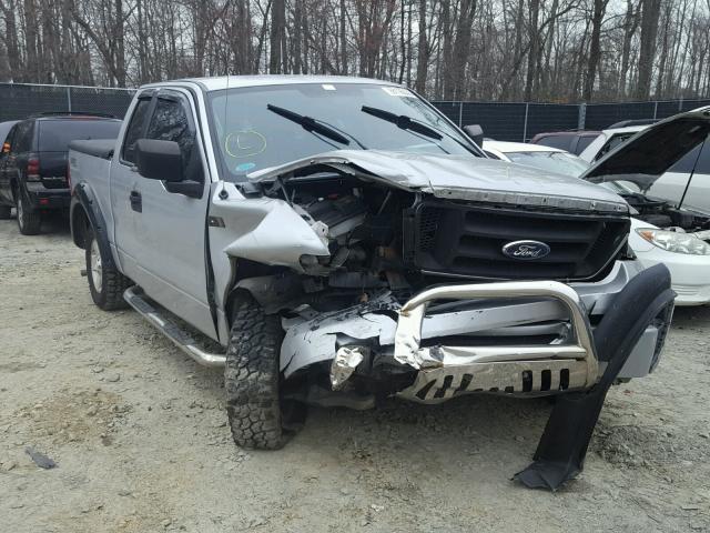 1FTRX14W06FB47500 - 2006 FORD F150 GRAY photo 1