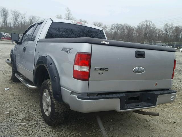 1FTRX14W06FB47500 - 2006 FORD F150 GRAY photo 3