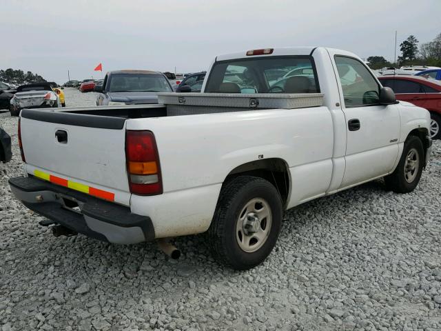 1GCEC14W1XZ194884 - 1999 CHEVROLET SILVERADO WHITE photo 4