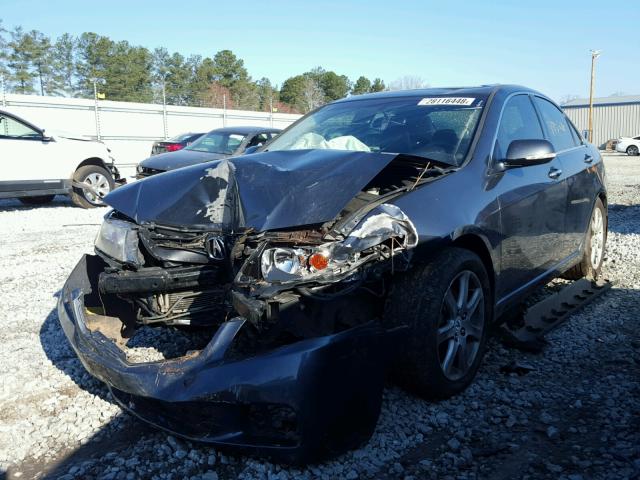 JH4CL968X4C040059 - 2004 ACURA TSX GRAY photo 2