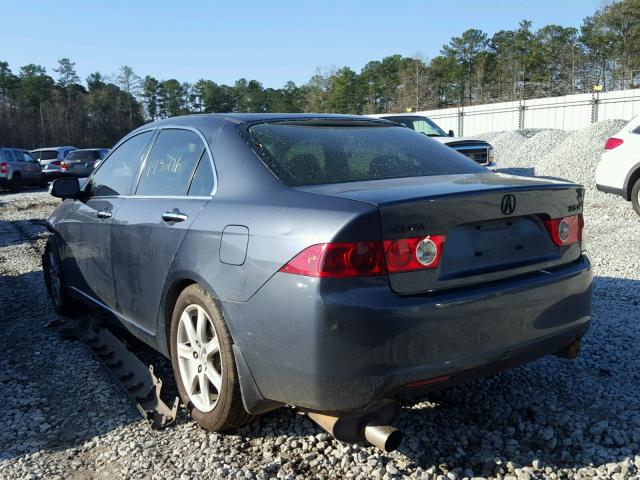 JH4CL968X4C040059 - 2004 ACURA TSX GRAY photo 3