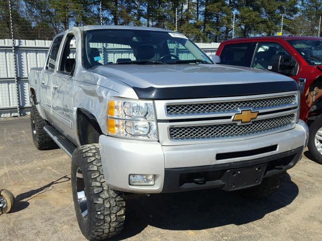 3GCPKTE72DG230236 - 2013 CHEVROLET SILVERADO SILVER photo 1