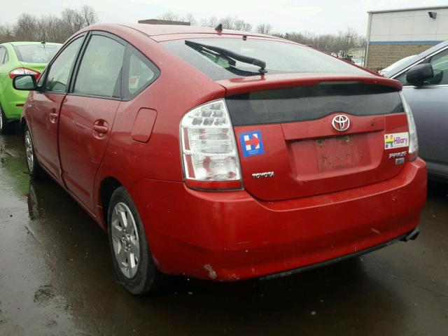 JTDKB20U673268335 - 2007 TOYOTA PRIUS RED photo 3