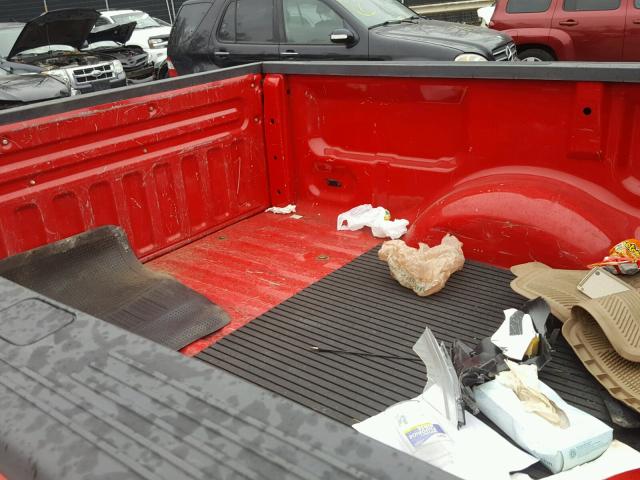 1FTRF12287NA80879 - 2007 FORD F150 RED photo 6