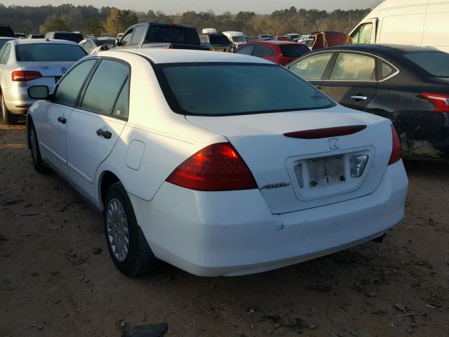 1HGCM56136A065461 - 2006 HONDA ACCORD VAL WHITE photo 3