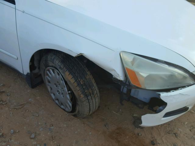 1HGCM56136A065461 - 2006 HONDA ACCORD VAL WHITE photo 9