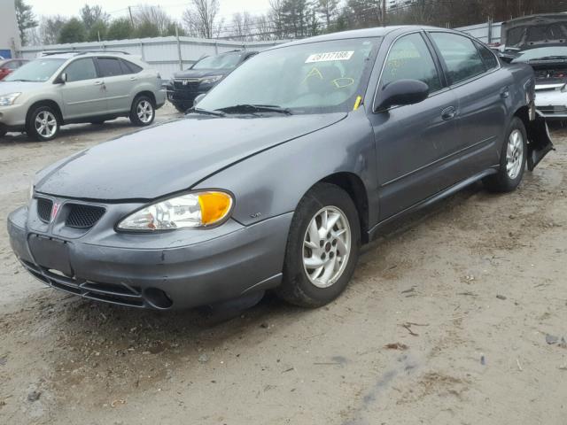 1G2NF52E74C227754 - 2004 PONTIAC GRAND AM S GRAY photo 2