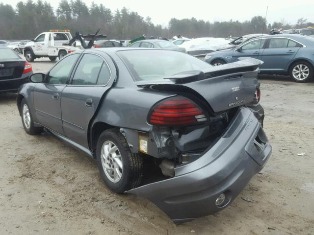 1G2NF52E74C227754 - 2004 PONTIAC GRAND AM S GRAY photo 3