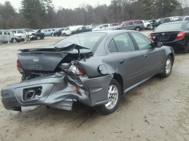 1G2NF52E74C227754 - 2004 PONTIAC GRAND AM S GRAY photo 4