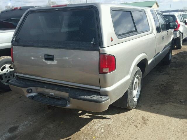 1GTCS19W018190664 - 2001 GMC SONOMA GRAY photo 4