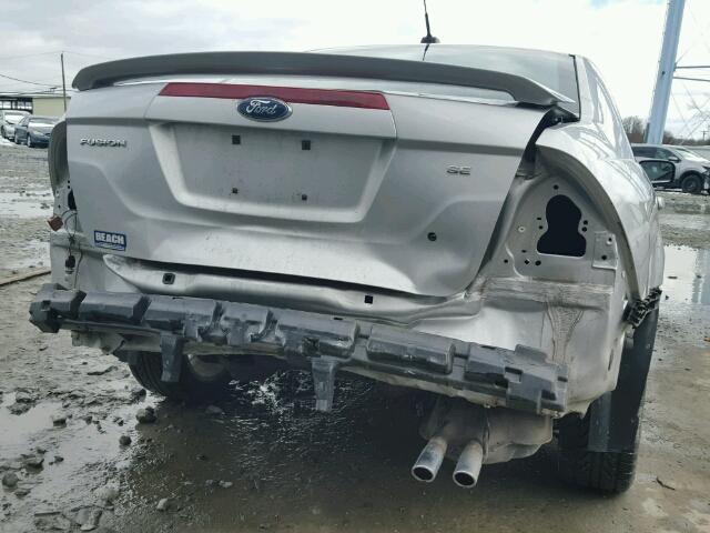 3FAHP0HA5CR160199 - 2012 FORD FUSION SE SILVER photo 9