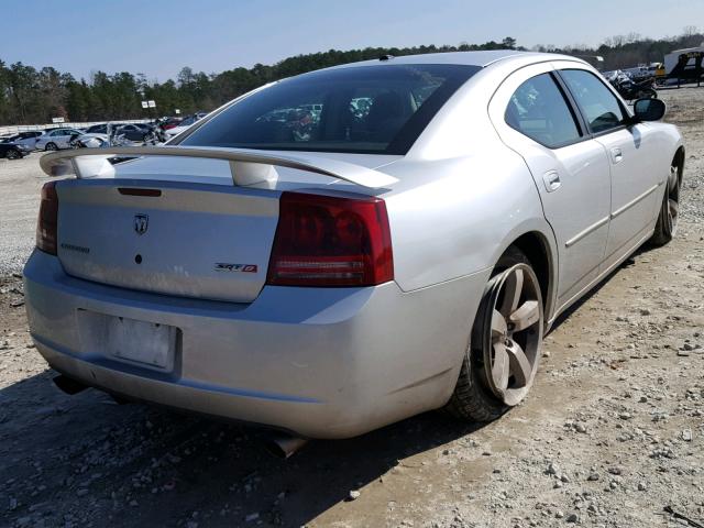 2B3KA73W57H685117 - 2007 DODGE CHARGER SR SILVER photo 4