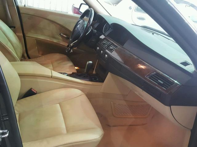 WBANE53567CY05101 - 2007 BMW 525 I BLACK photo 5