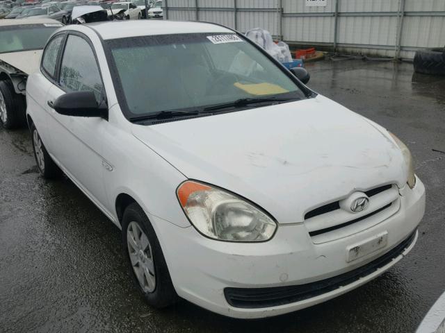 KMHCM36C67U039811 - 2007 HYUNDAI ACCENT GS WHITE photo 1