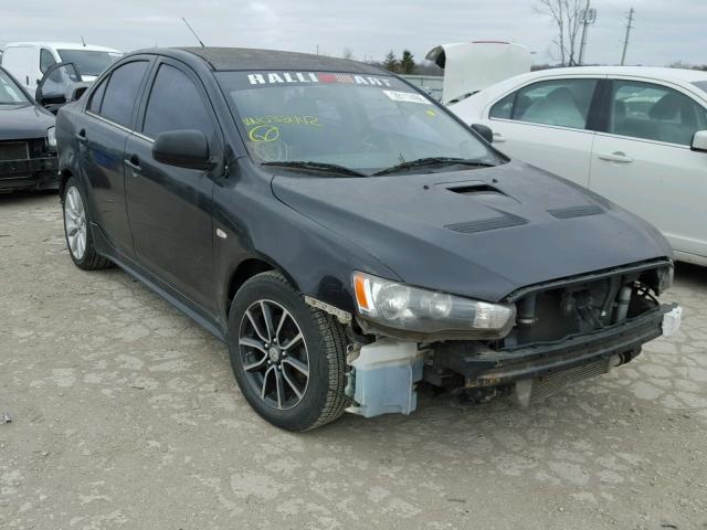 JA3AV66V89U033442 - 2009 MITSUBISHI LANCER RAL BLACK photo 1