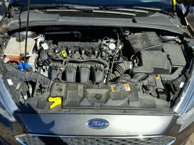 1FADP3F27GL333186 - 2016 FORD FOCUS SE GRAY photo 7