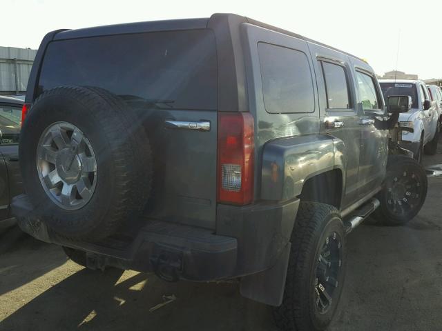 5GTDN136168281995 - 2006 HUMMER H3 BLUE photo 4